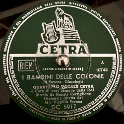 I bambini delle colonie / Soffia sulle candeline