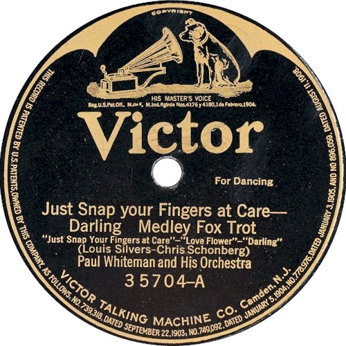 Just Snap Your Fingers at Care Darling Medley / Caresses Medley
