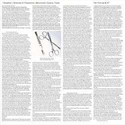 "Akisakila" / Attitudes of Preparation (Mountains, Oceans, Trees)