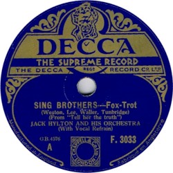 Sing Brothers / Hoch Caroline