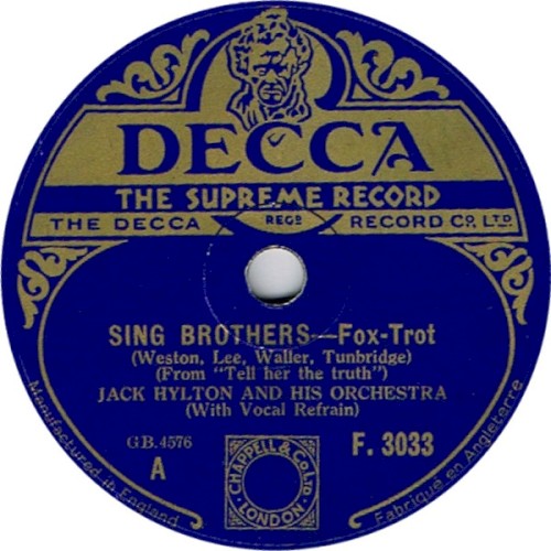 Sing Brothers / Hoch Caroline