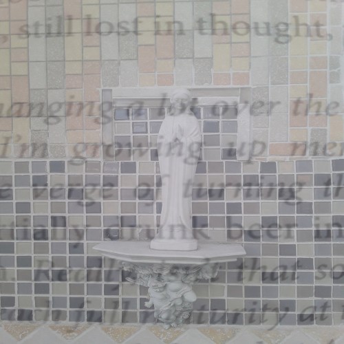 anoint with river water in the hollow of the throat