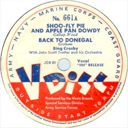 Shoo‐Fly Pie and Apple Pan Dowdy / Back to Donegal / A Tisket, a Tasket / I’d Do It All Over Again