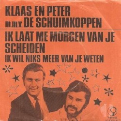 Ik laat me morgen van je scheiden