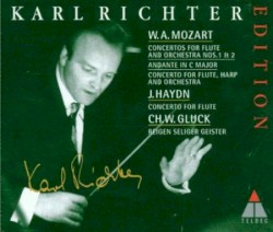 Mozart: Concertos for Flute and Orchestra nos. 1 & 2 / Andante in C major / Concerto for Flute, Harp and Orchestra / Haydn: Concerto for Flute / Gluck: Reigen seliger geister