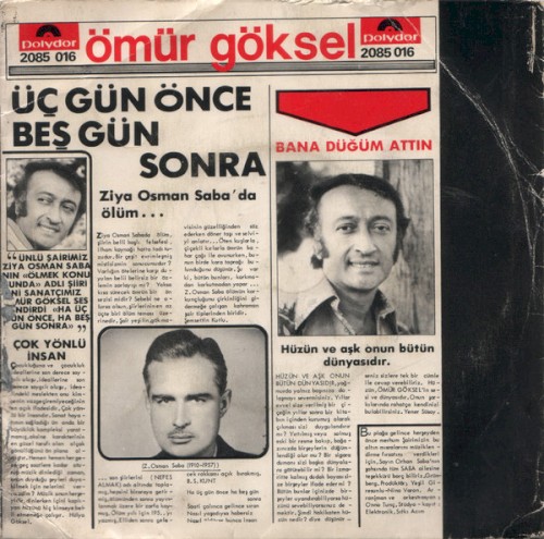 Ha Üç Gün Önce, Ha Beş Gün Sonra / Bana Düğüm Attın