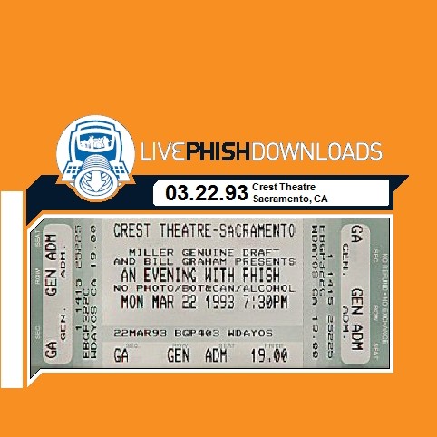 1993-03-22: Crest Theatre, Sacramento, CA, USA