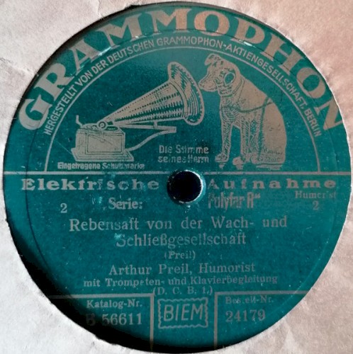 Rebensaft von der Wach- und Schließgesellschaft / Radiokonzert im Himmel