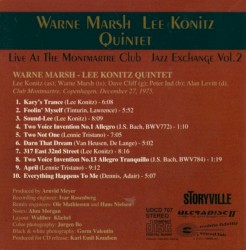 Live At The Montmartre Club - Jazz Exchange Vol. 2
