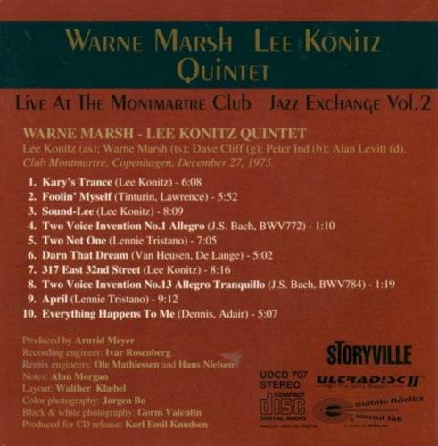 Live At The Montmartre Club - Jazz Exchange Vol. 2