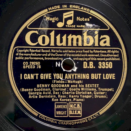 I Can't Give You Anything but Love / Lullaby of the Leaves