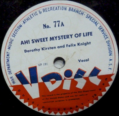 Ah! Sweet Mystery of Life / Wanting You