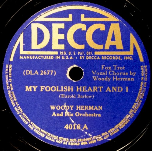 My Foolish Heart and I / I'd Love You Again