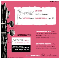 Bruch: Concerto No. 1 in G Minor - Beethoven: Violin Romances - Saint-Saens: Violin Concertos
