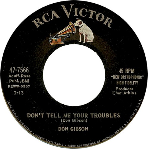 Don’t Tell Me Your Troubles