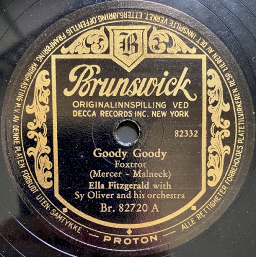 Goody Goody / I Don’t Want to Take a Chance