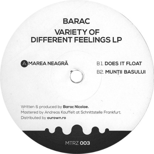 Variety of Different Feelings LP