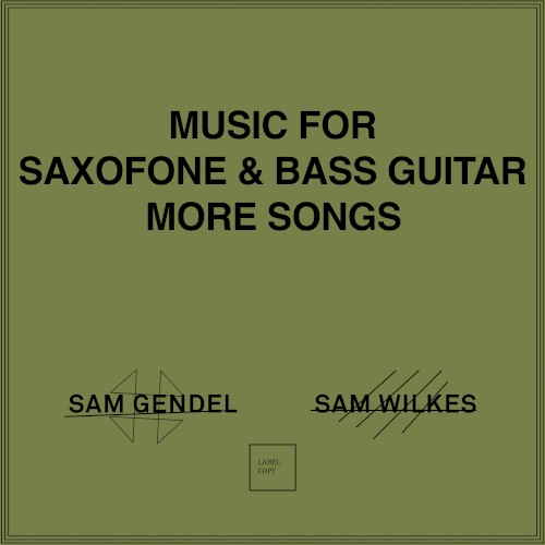 Music for Saxofone and Bass Guitar More Songs