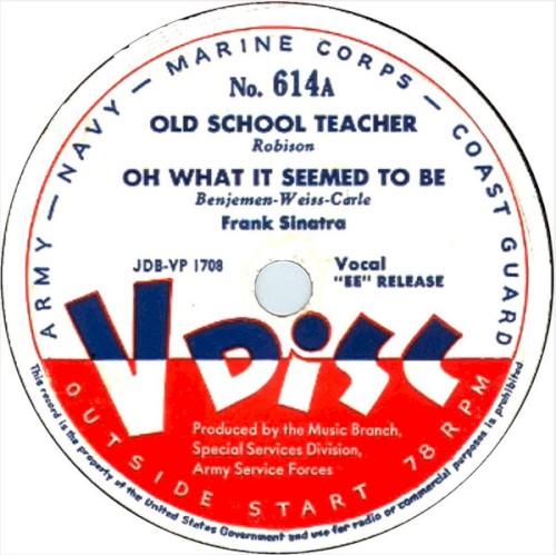 Old School Teacher / Oh What It Seemed to Be / Frim Fram Sauce / Come to Baby Do