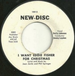 I Want Eddie Fisher For Christmas / Show Me