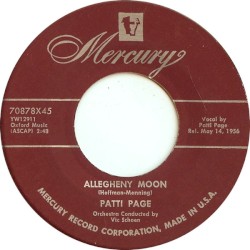 Allegheny Moon / The Strangest Romance