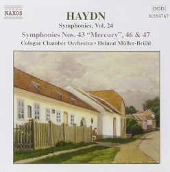 Symphonies, Vol. 24: Symphonies nos. 43 "Mercury", 46 & 47