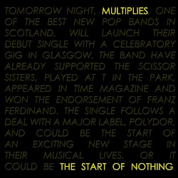 The Start of Nothing