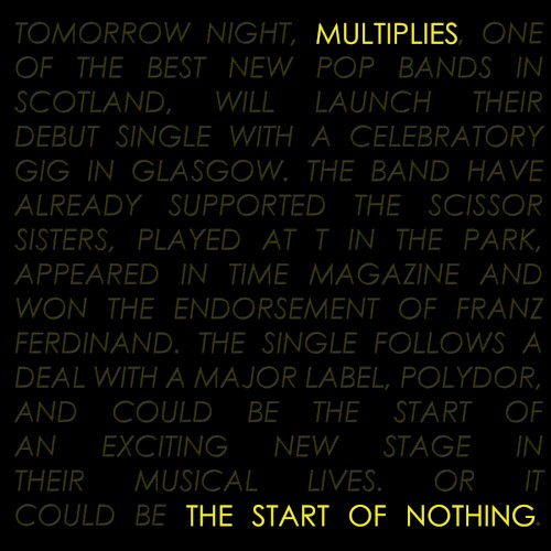 The Start of Nothing
