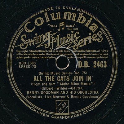 All the Cats Join In / Crazy Rhythm