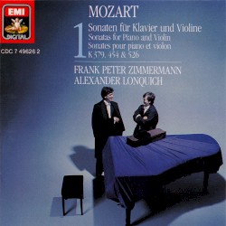 Sonaten für Klavier und Violine 1: K 370, 454 & 526