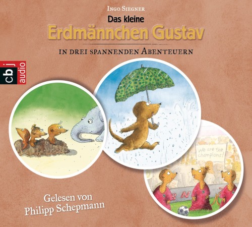 Das kleine Erdmännchen Gustav in drei spannenden Abenteuern