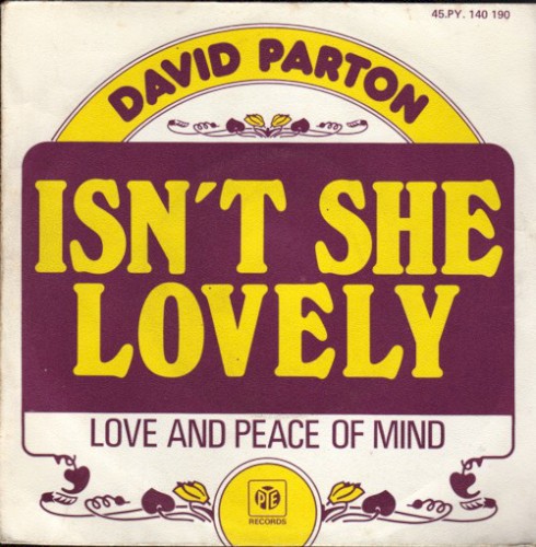 Isn't She Lovely / Love and Peace of Mind