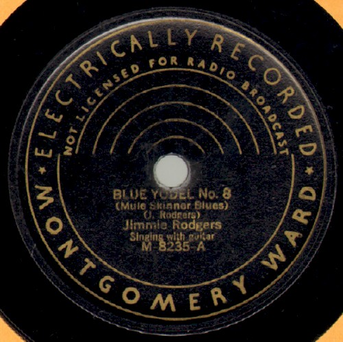 Blue Yodel No. 8 (Mule Skinner Blues) / True Blue Bill