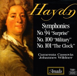 Symphonies nos. 94 "Surprise", 100 "Military" & 101 "The Clock"