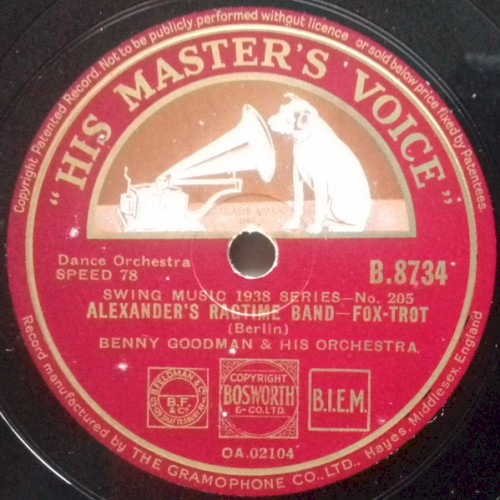 Alexander's Ragtime Band / I'm a Ding Dong Daddy