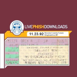 1992-11-23: Broome County Forum, Binghamton, NY, USA