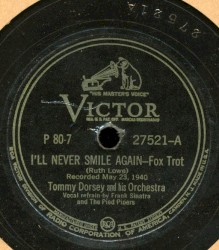 I’ll Never Smile Again / Little White Lies