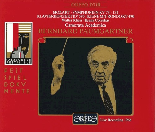 Symphonien KV 73 / 132 / Klavierkonzert KV 595 / Szene mit rondo KV 490