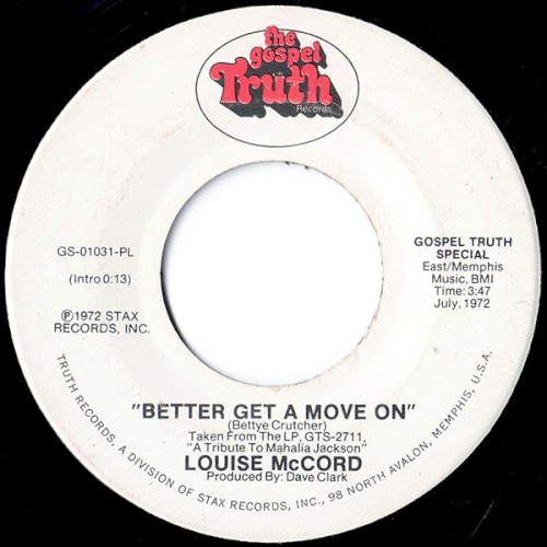Better Get A Move On / Better Get A Move On