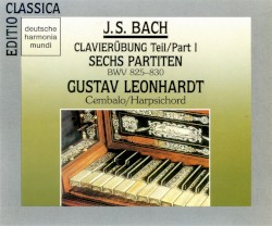 Clavierübung Teil/Part I: Sechs Partiten, BWV 825-830