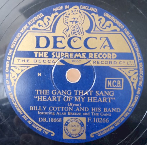 The Gang That Sang "Heart of My Heart" / The Jones Boy