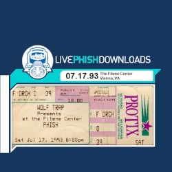 1993-07-17: The Filene Center at Wolf Trap, Vienna, VA, USA