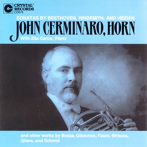 Sonatas by Beethoven, Hindemith, and Heiden