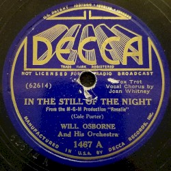 In the Still of the Night / Rosalie
