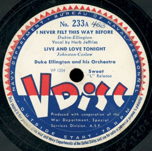 I Never Felt This Way Before / Live and Love Tonight / The Story of Two Cigarettes / Cabaret