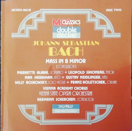 Johann Sebastian Bach: Mass in B Minor (Conclusion)