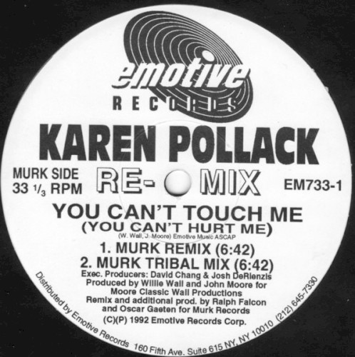 You Can't Touch Me (You Can't Hurt Me) (Remixes)