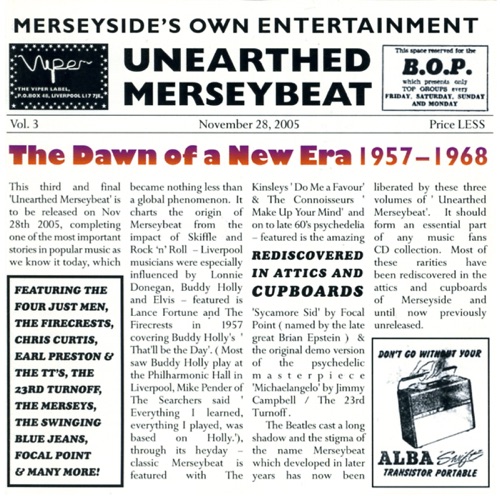 Unearthed Merseybeat, Volume 3: The Dawn of a New Era 1957–1968