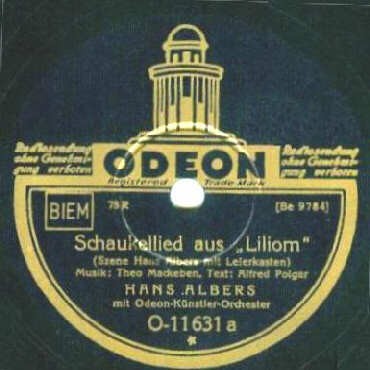 Schaukellied (aus „Liliom“) / Alabama-Lied (aus „Rivalen“)