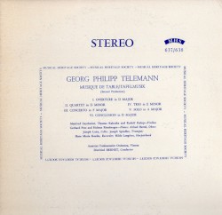Musique de Table/Tafelmusik